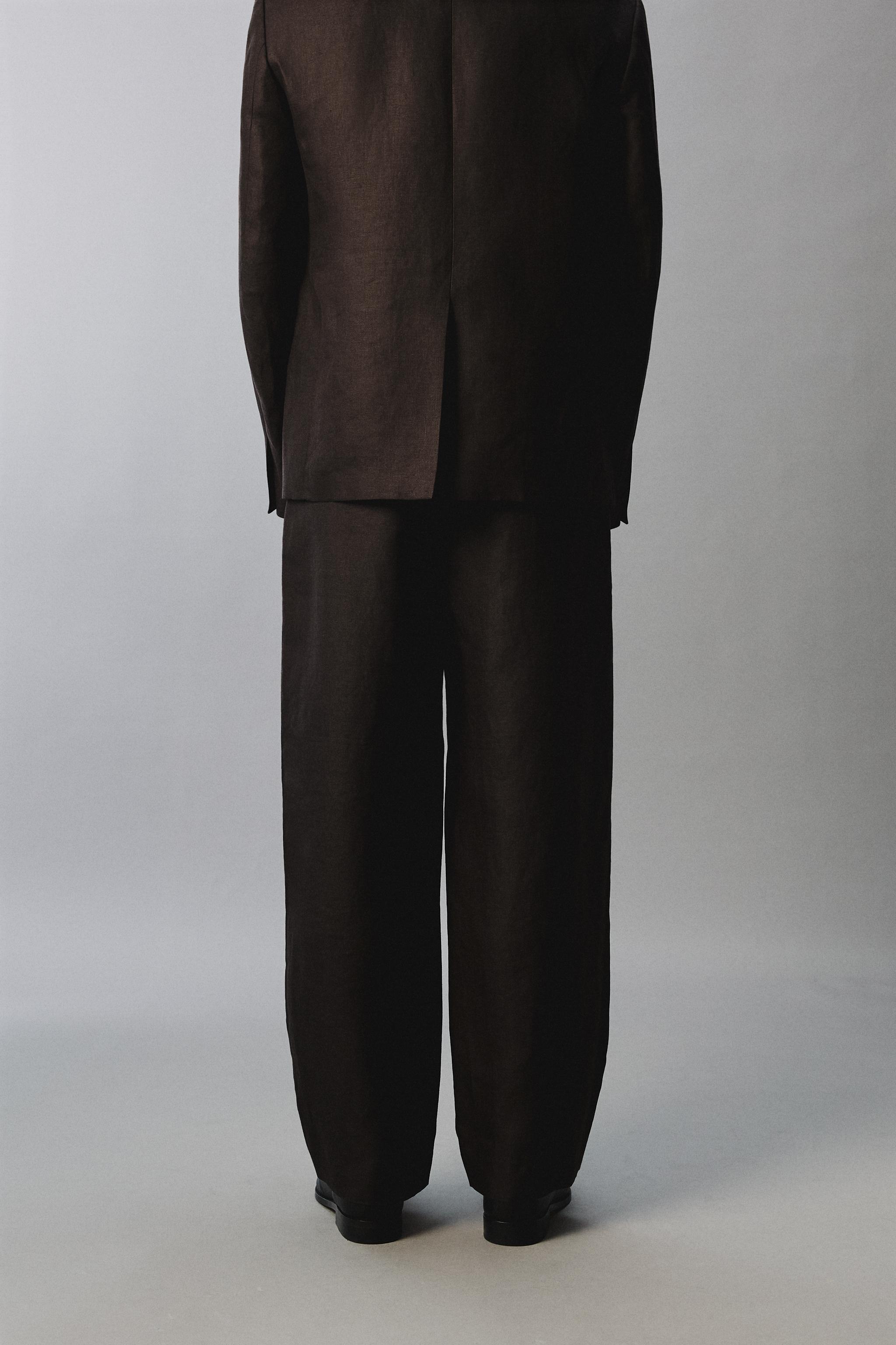 PANTALON DE COSTUME 100% LIN